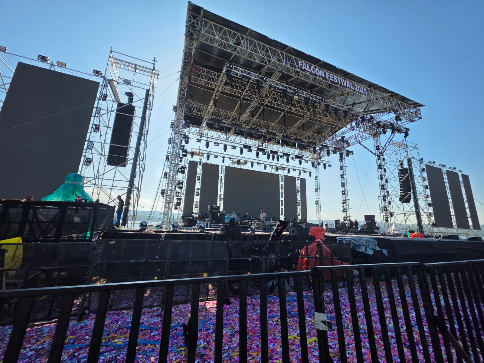 Large outdoor stage production